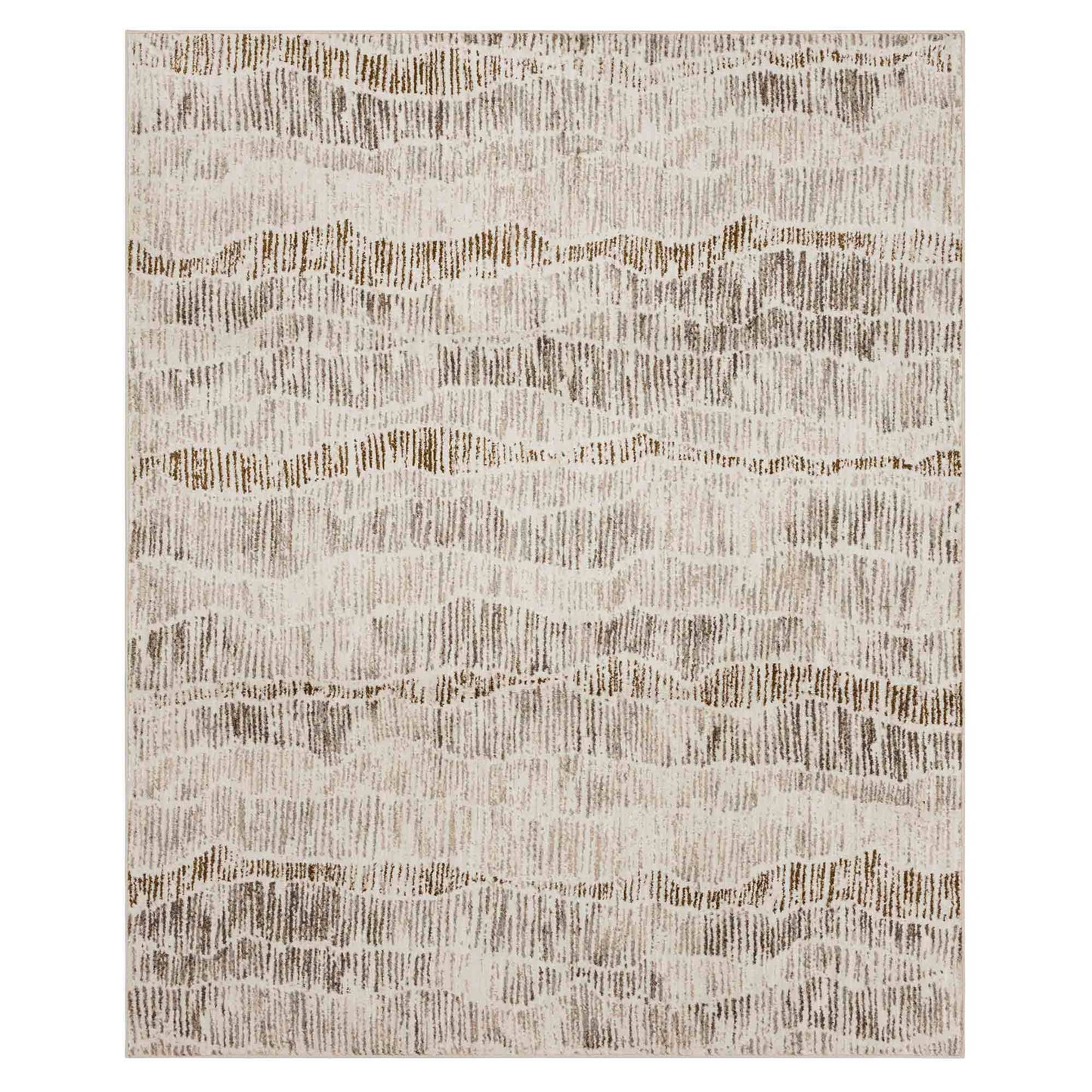 Antelope Canyon Grey in Grey 9'6"x12'11" Area Rugs