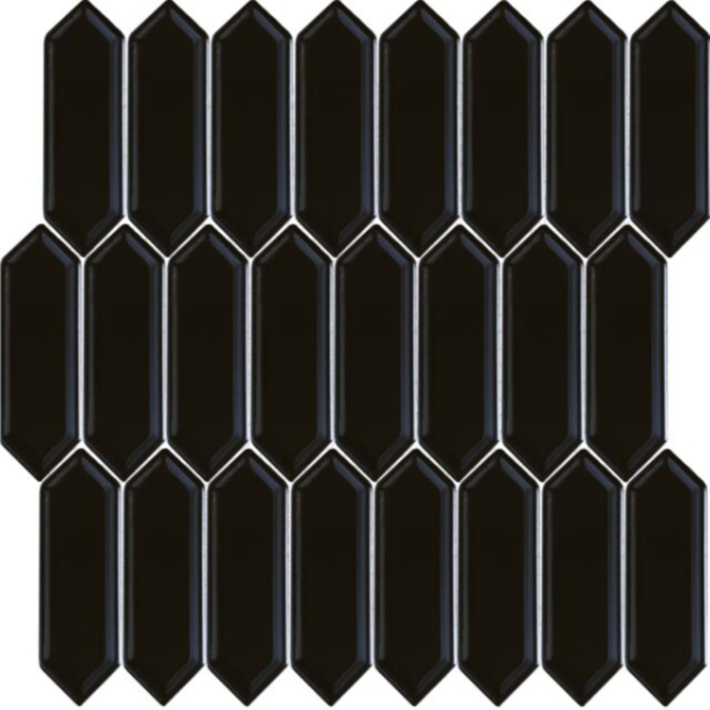 Artisan & Artisan Wall - 11.5x11 in Black/Glossy _ 11.5 X 11 Tile