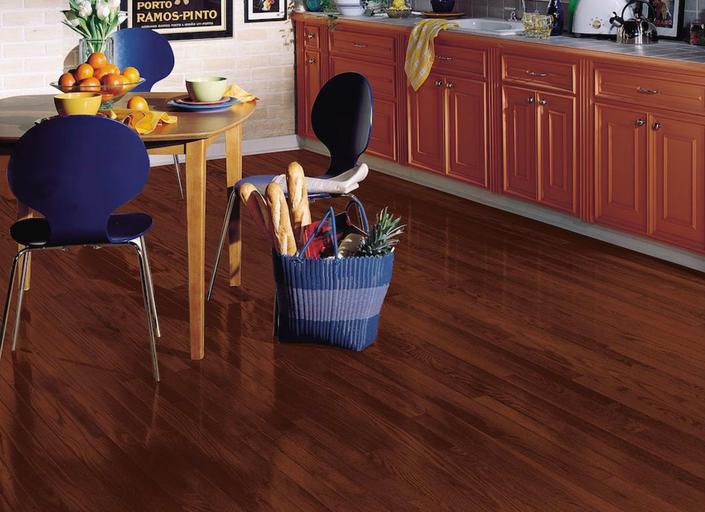 Yorkshire White Oak Solid in Cherry Spice 2.25"