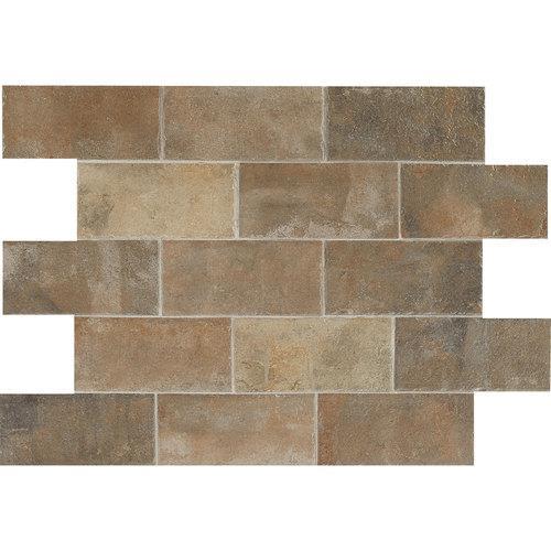 Brickwork in Patio 4x8 Tile