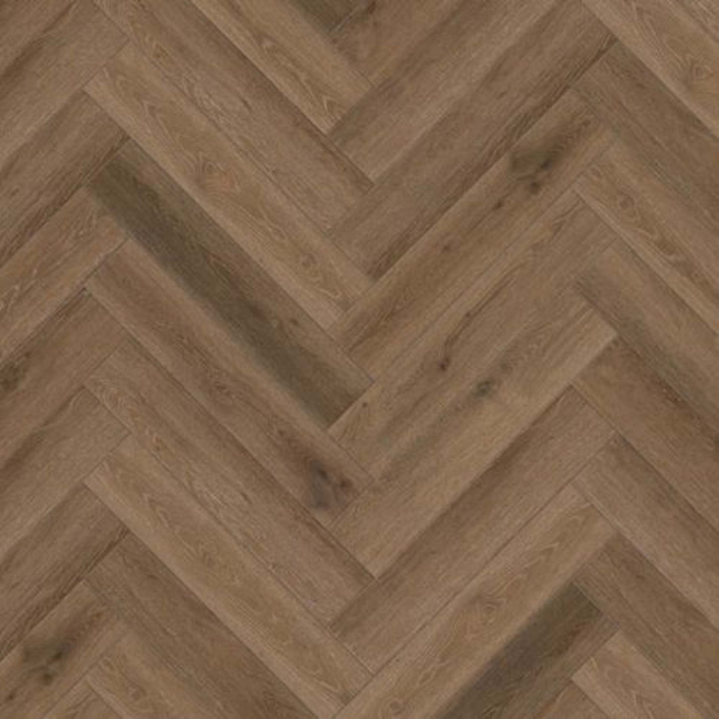 RigidCORE Herringbone in Bridgewater Brown Luxury Vinyl