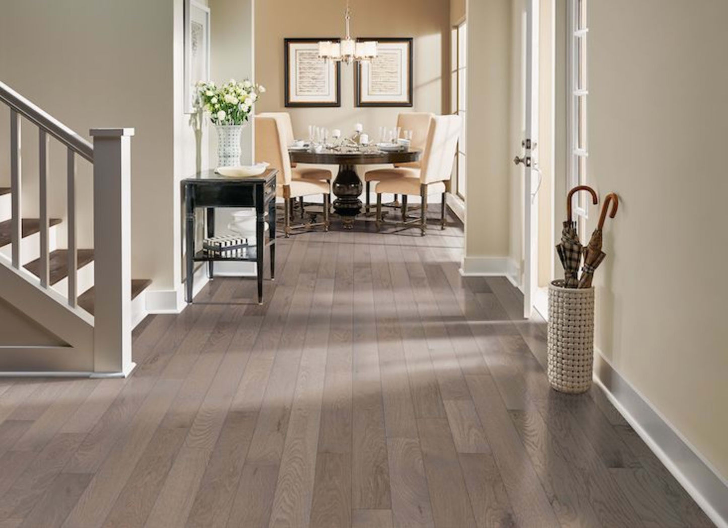 Dundee White Oak Solid in First Frost 4"