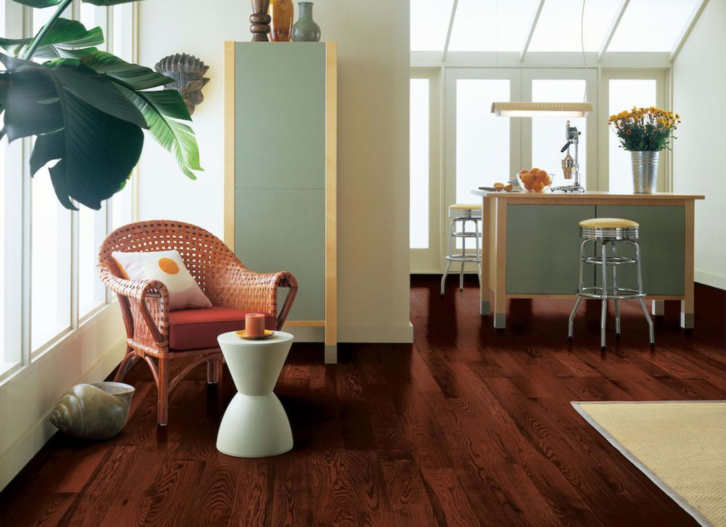 Dundee Red Oak Solid in Cherry 5"