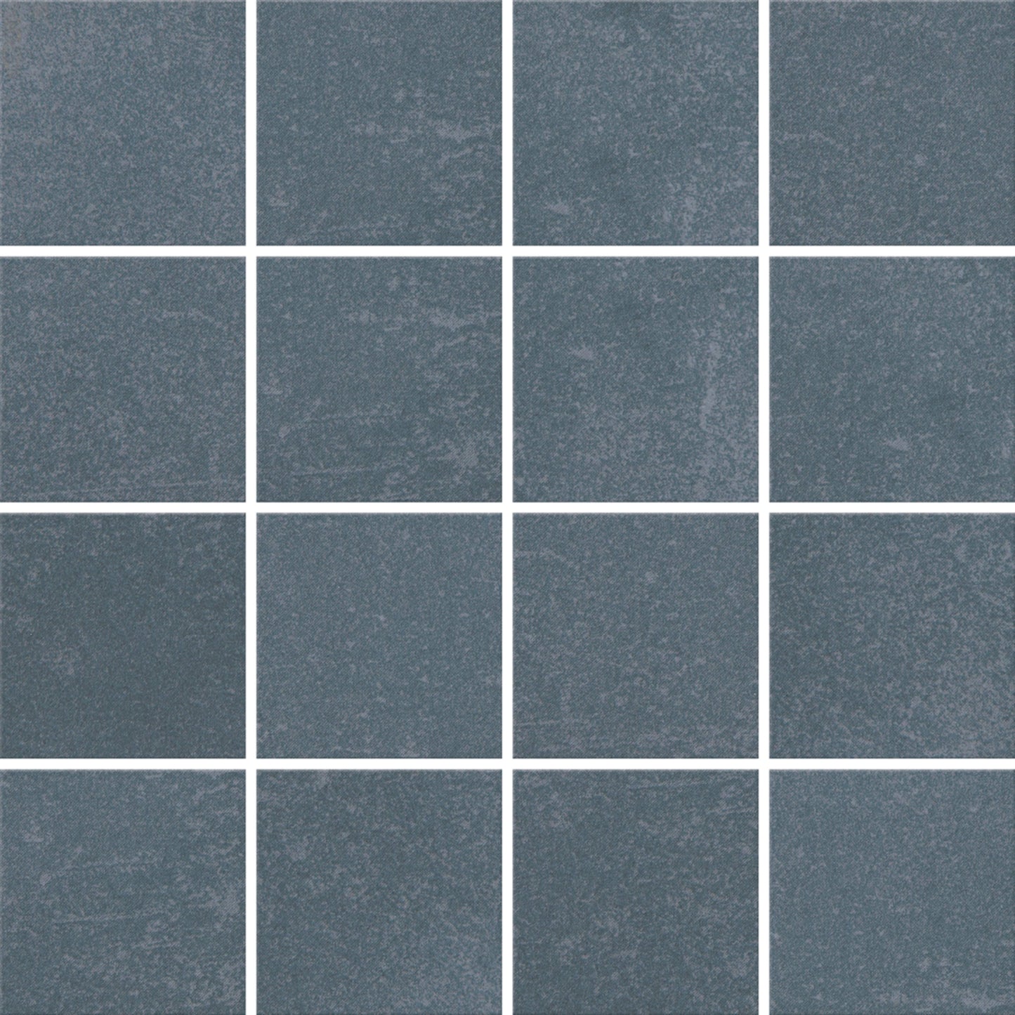 Color Blox 2.0 in Blue Suede Shoes Mosaic 3"x3" Tile