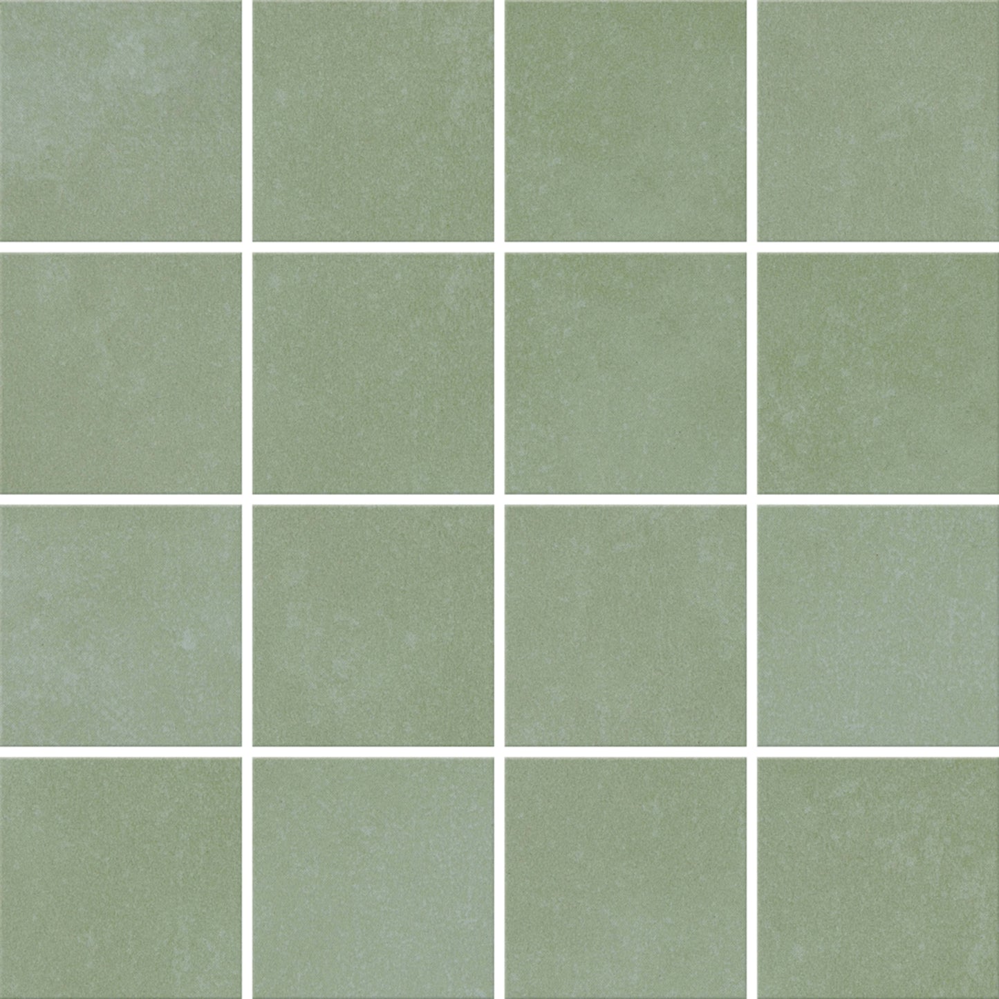 Color Blox 2.0 in Spring Sage Mosaic 3"x3" Tile
