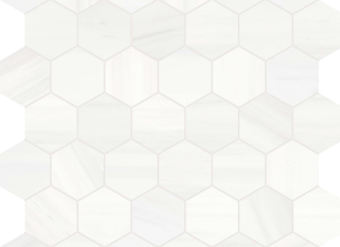 Cosmo Lumino in Hexagon Mosaic Honed
