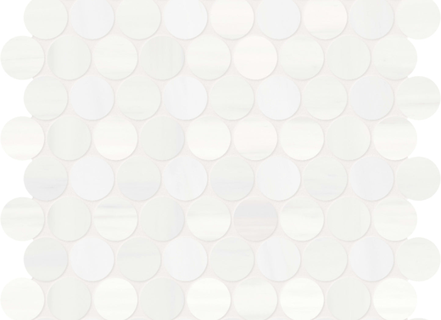 Cosmo Lumino in Penny Round Mosaic Honed