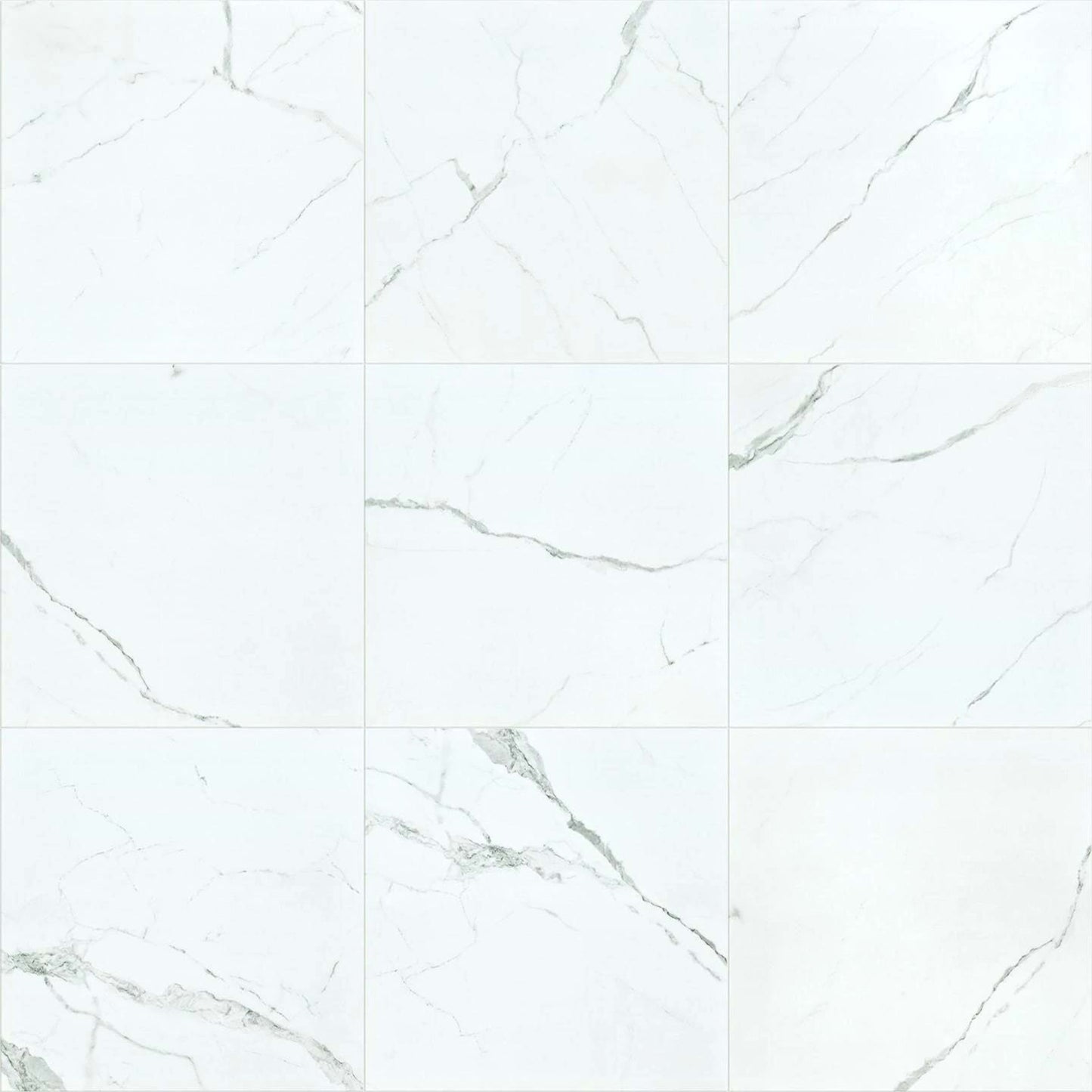 CASINO 24X24 POLISHED in Statuario Tile
