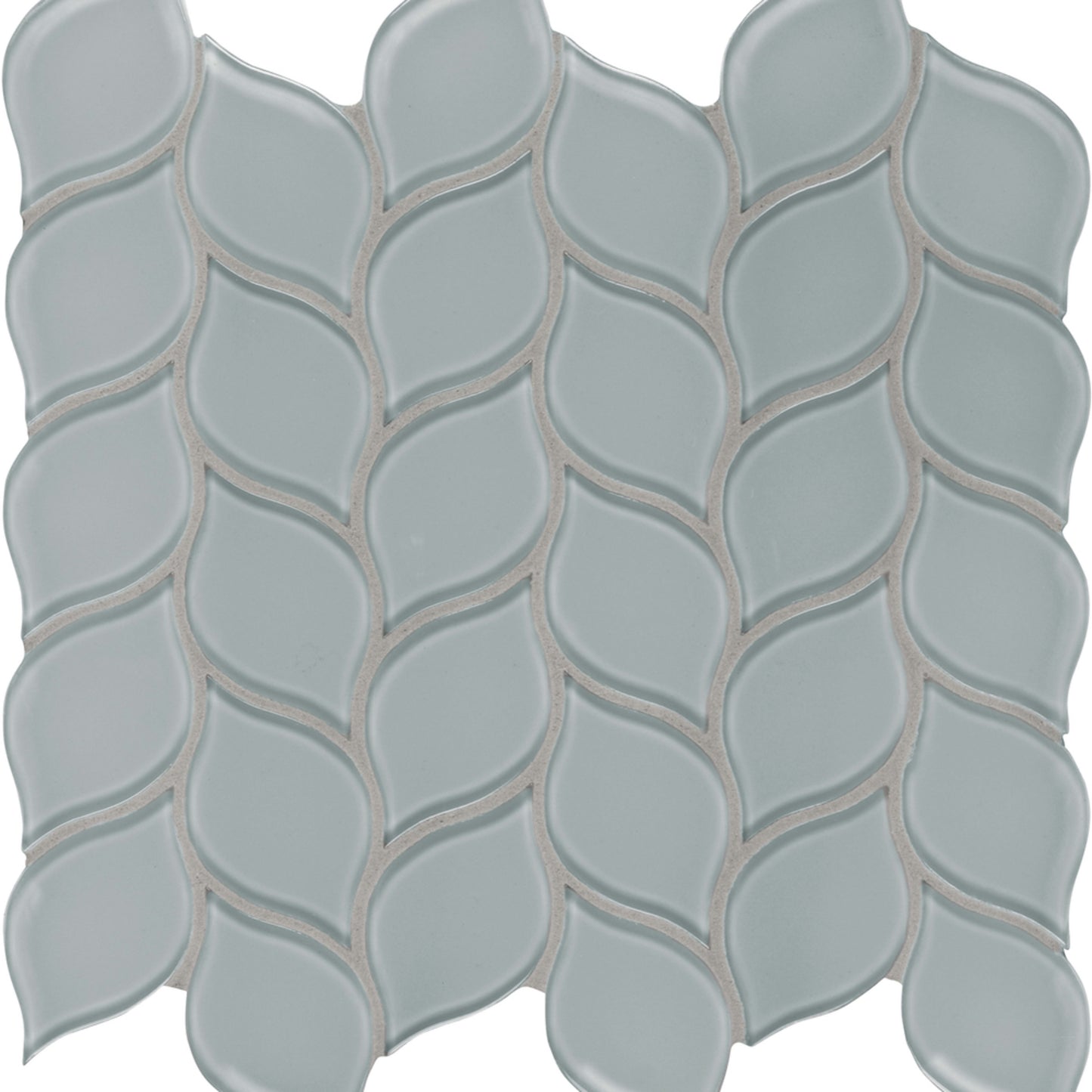 Debut in Cliff Petal Glass Tile