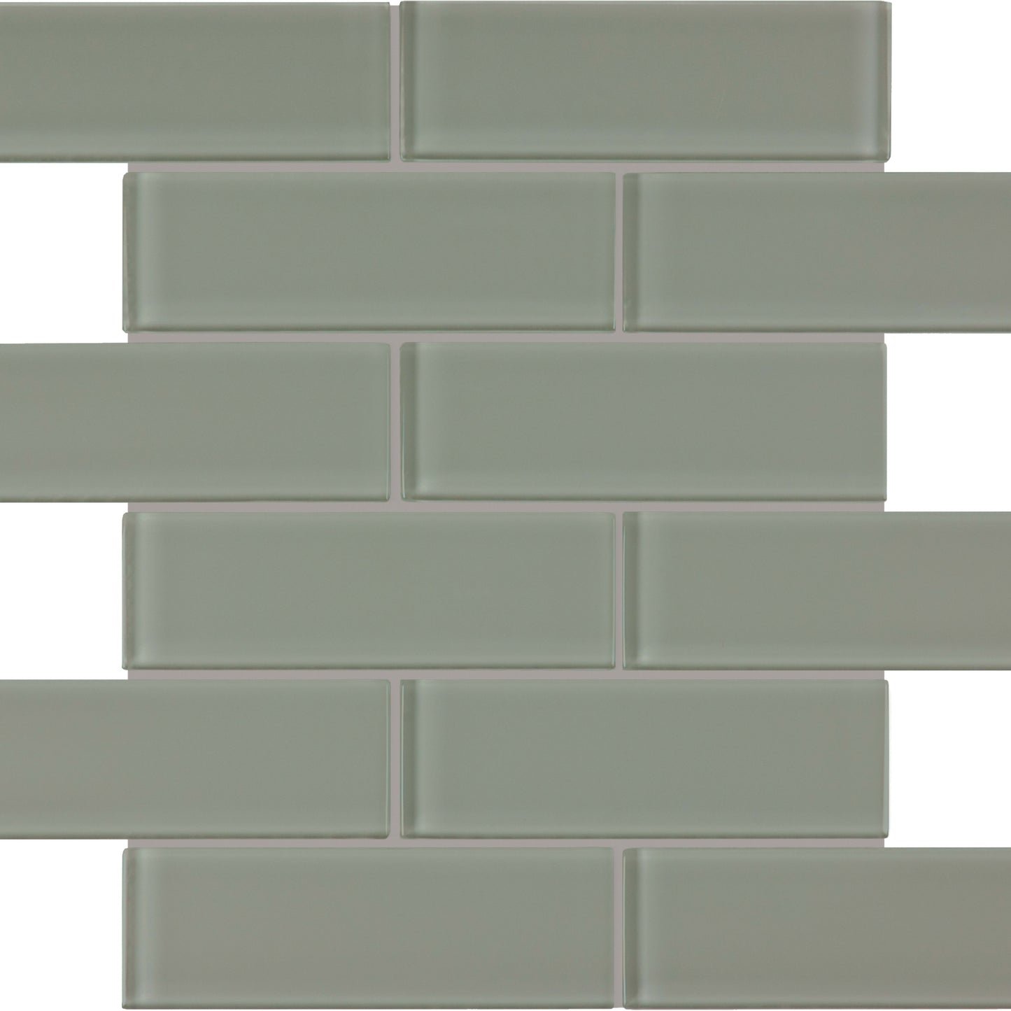 Debut in Clay Brick Glass Tile