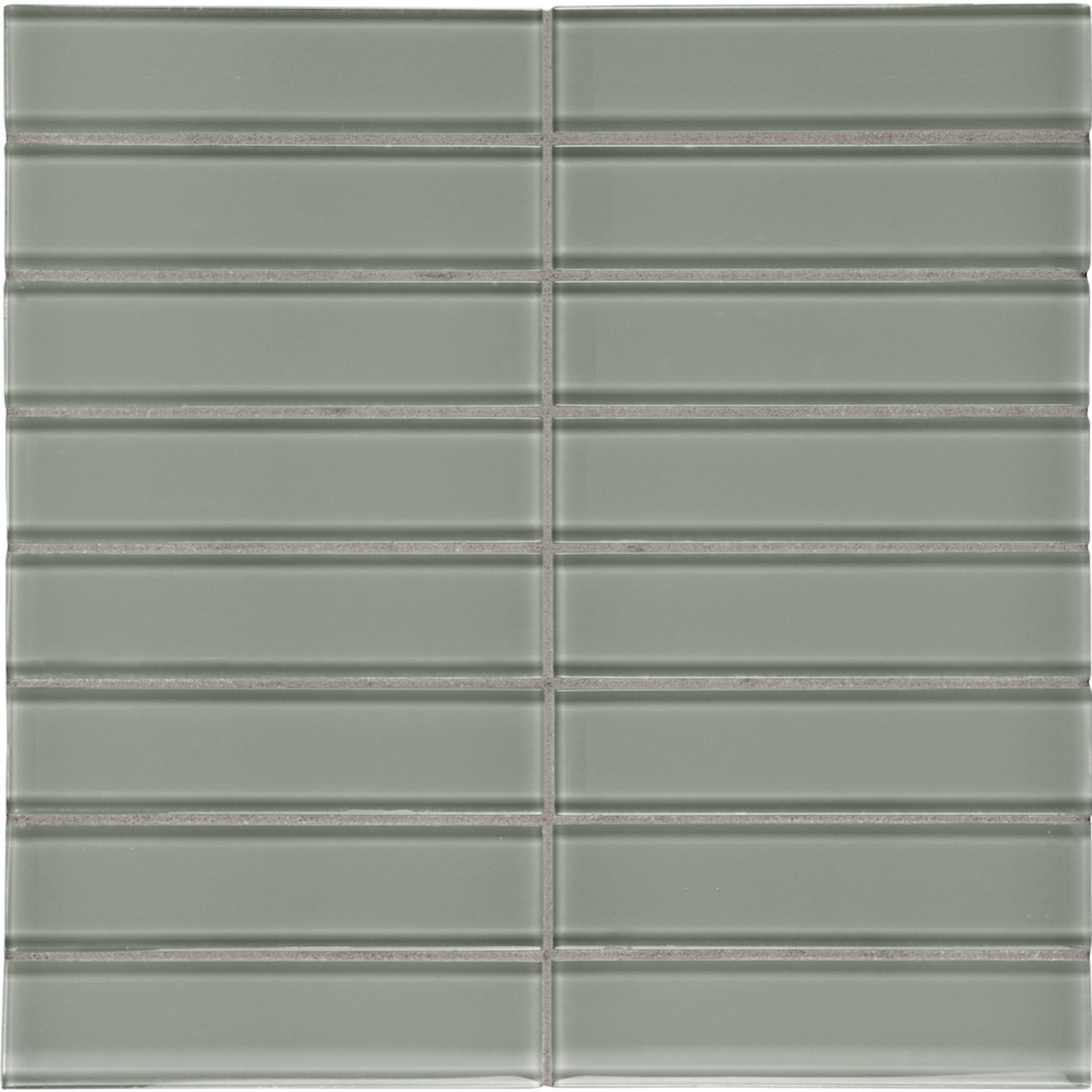 Debut in Clay Stacked Mosaic Glass Tile
