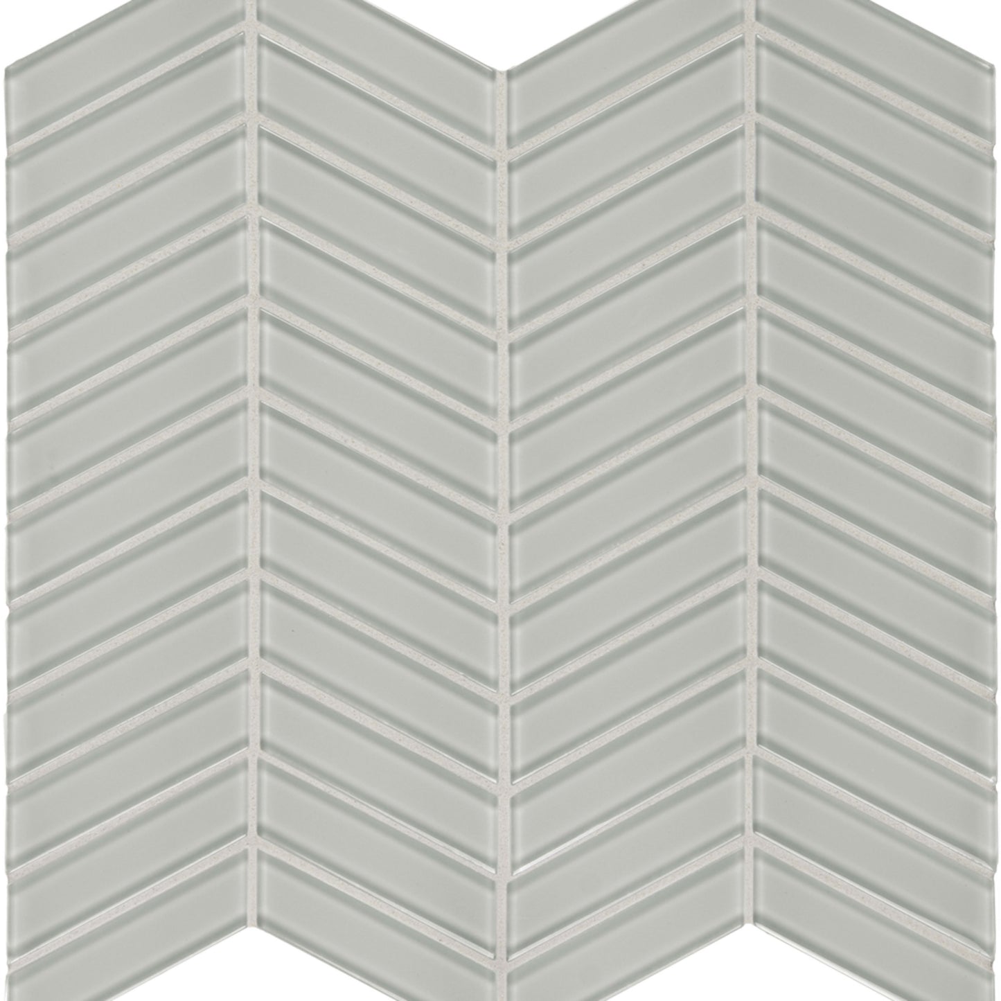 Debut in Dew Chevron Glass Tile