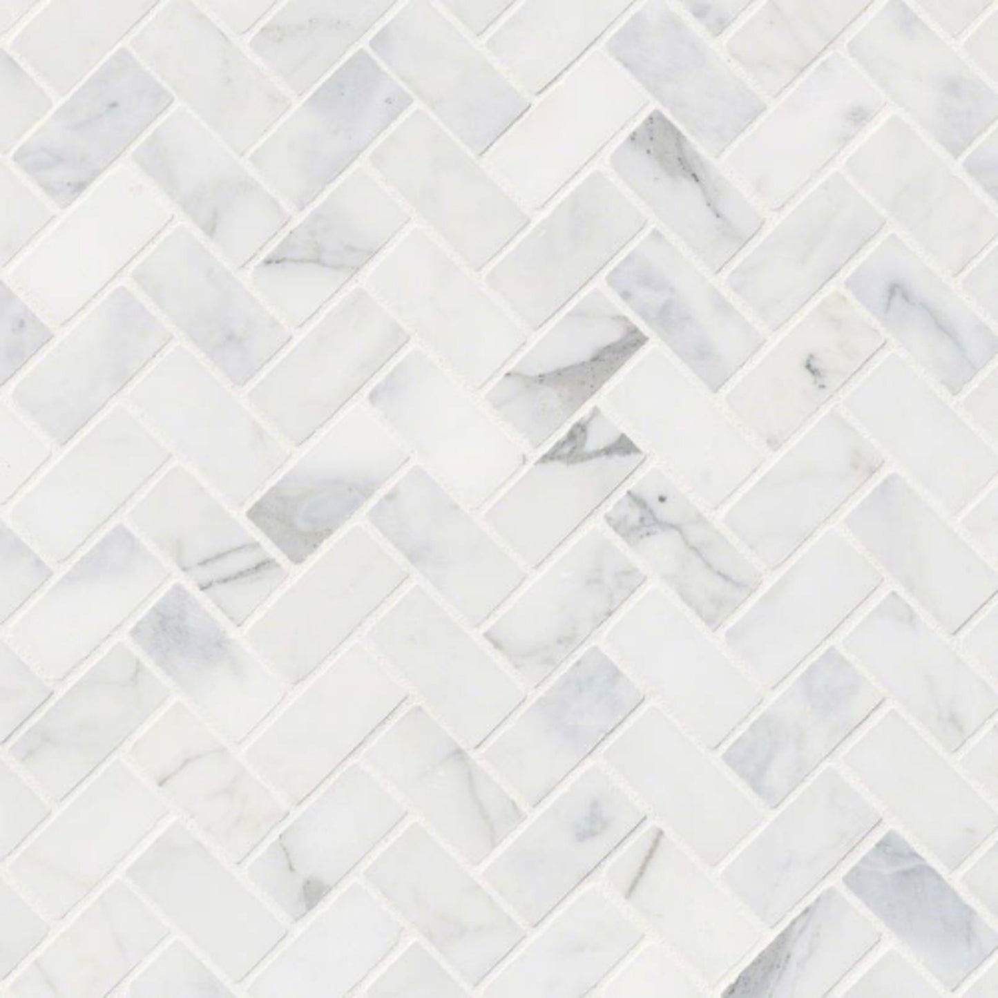 Calacatta Cressa in Calacatta Cressa Herringbone Honed Natural Stone