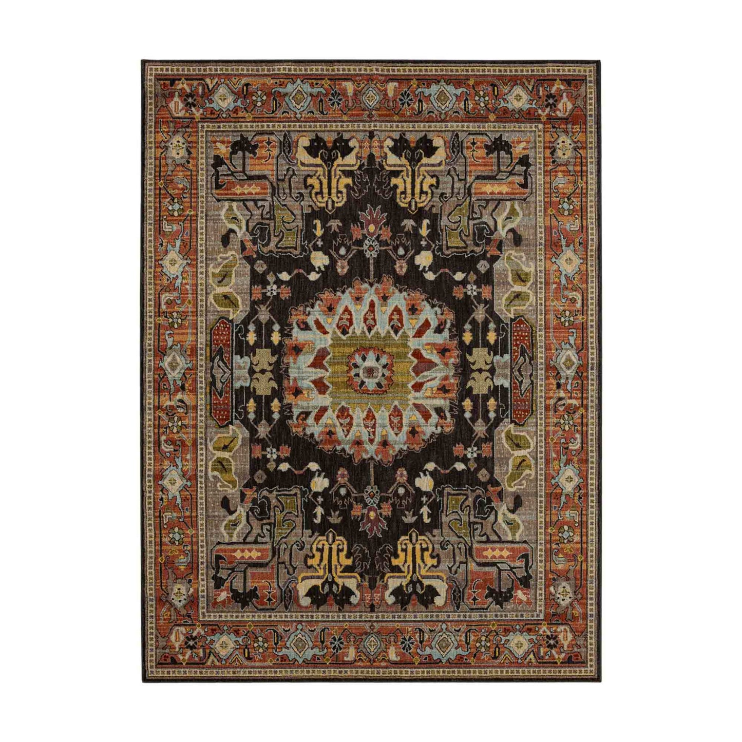 Covetous Charcoal in Charcoal 8'X11' Area Rugs