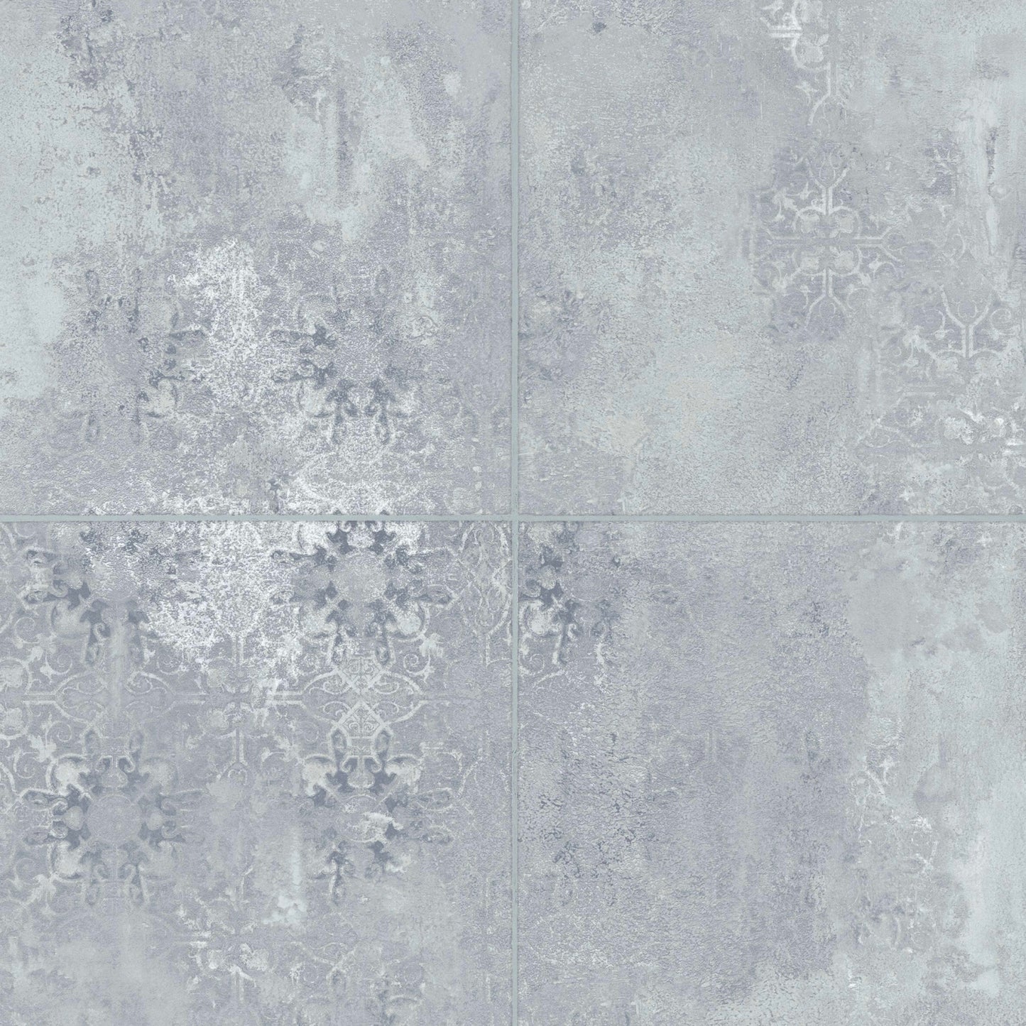 Alterna Lost Empire in Spiritual Grey 16" X 16" Luxury Vinyl