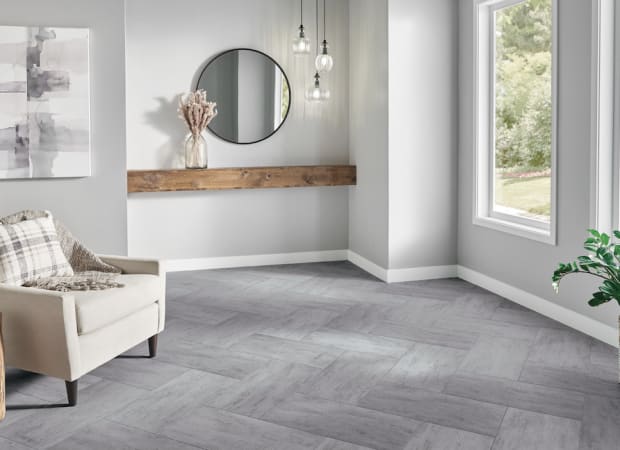 Alterna Grain Directions in Earth-Flax 12" X 24"