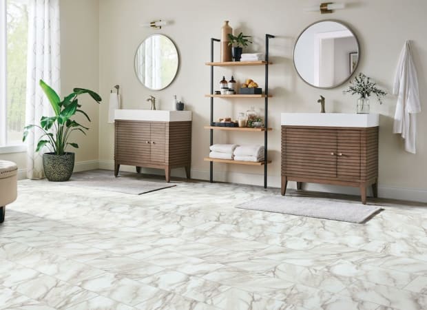 Alterna Rossini Marble in Gray Mist 12" X 24"