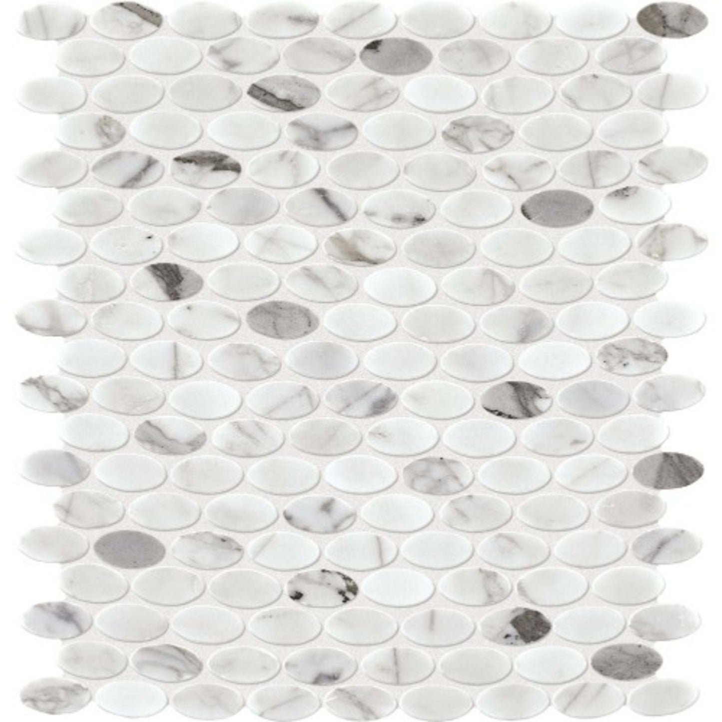 Marble Collection in Venetian Calacatta Oval Natural Stone