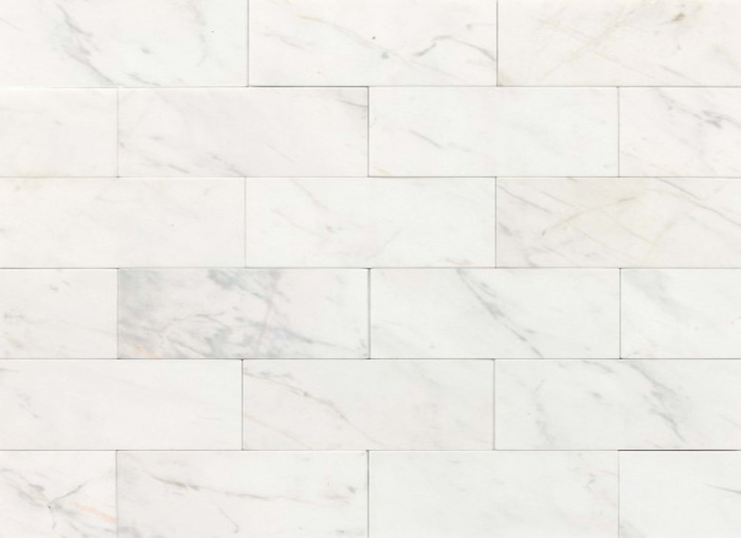 Marble Collection in Contempo White 3x6 Polished