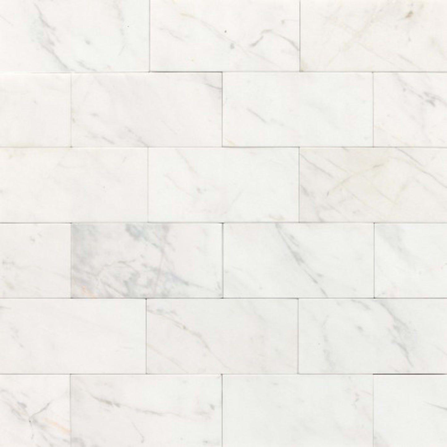 Marble Collection in Contempo White 3x6 Polished Natural Stone