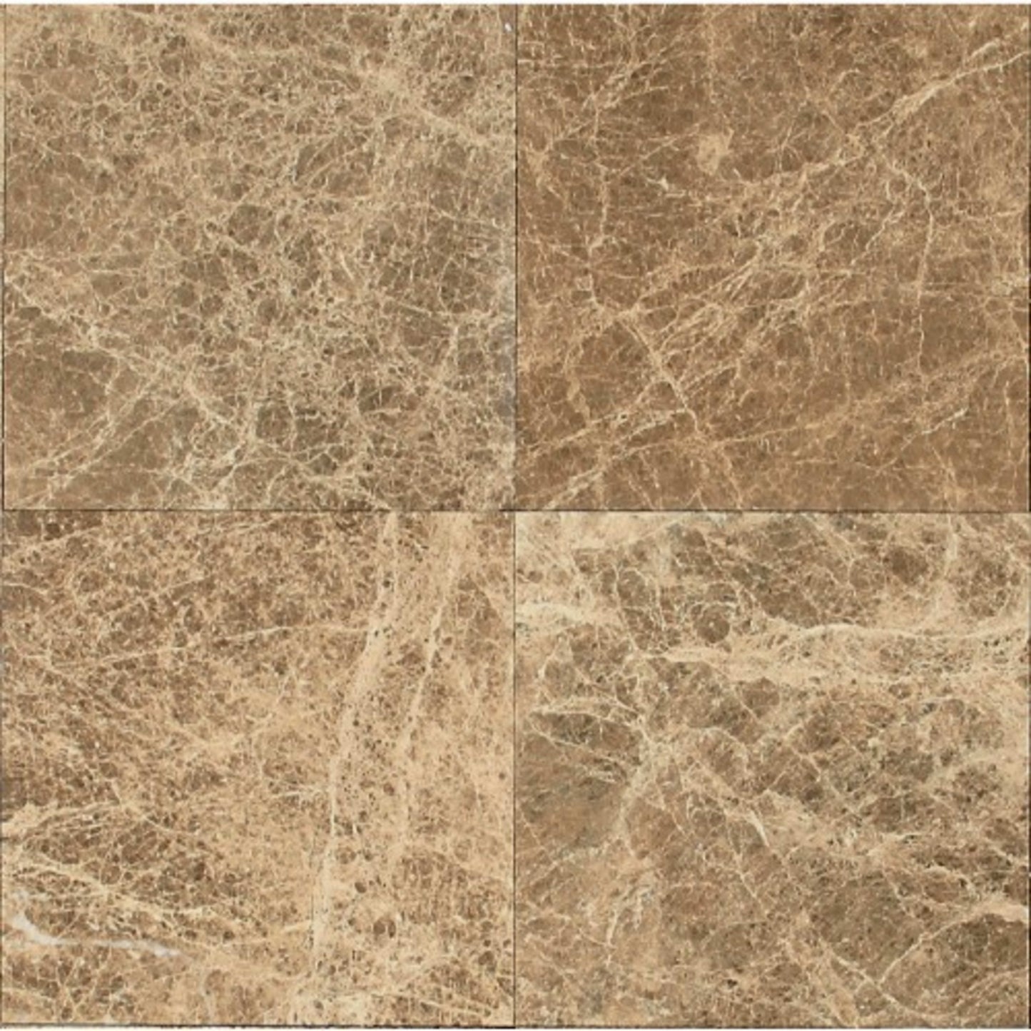 Marble Collection in Emperador Light Classico 4x4 Polished Natural Stone