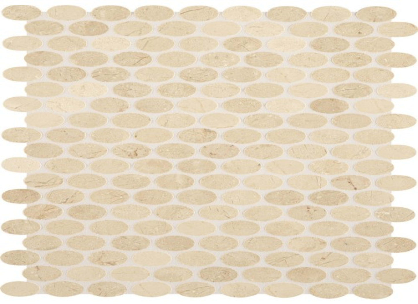 Marble Collection in Crema Marfil Classico Oval