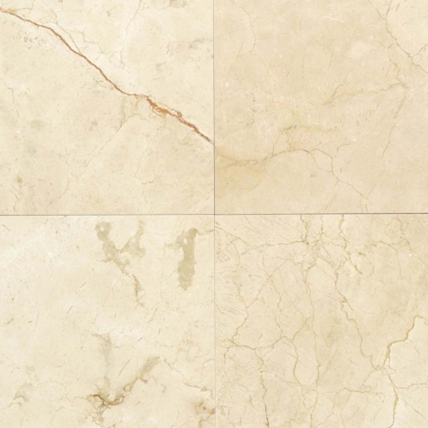 Marble Collection in Crema Marfil Classico 12x12 Polished Natural Stone