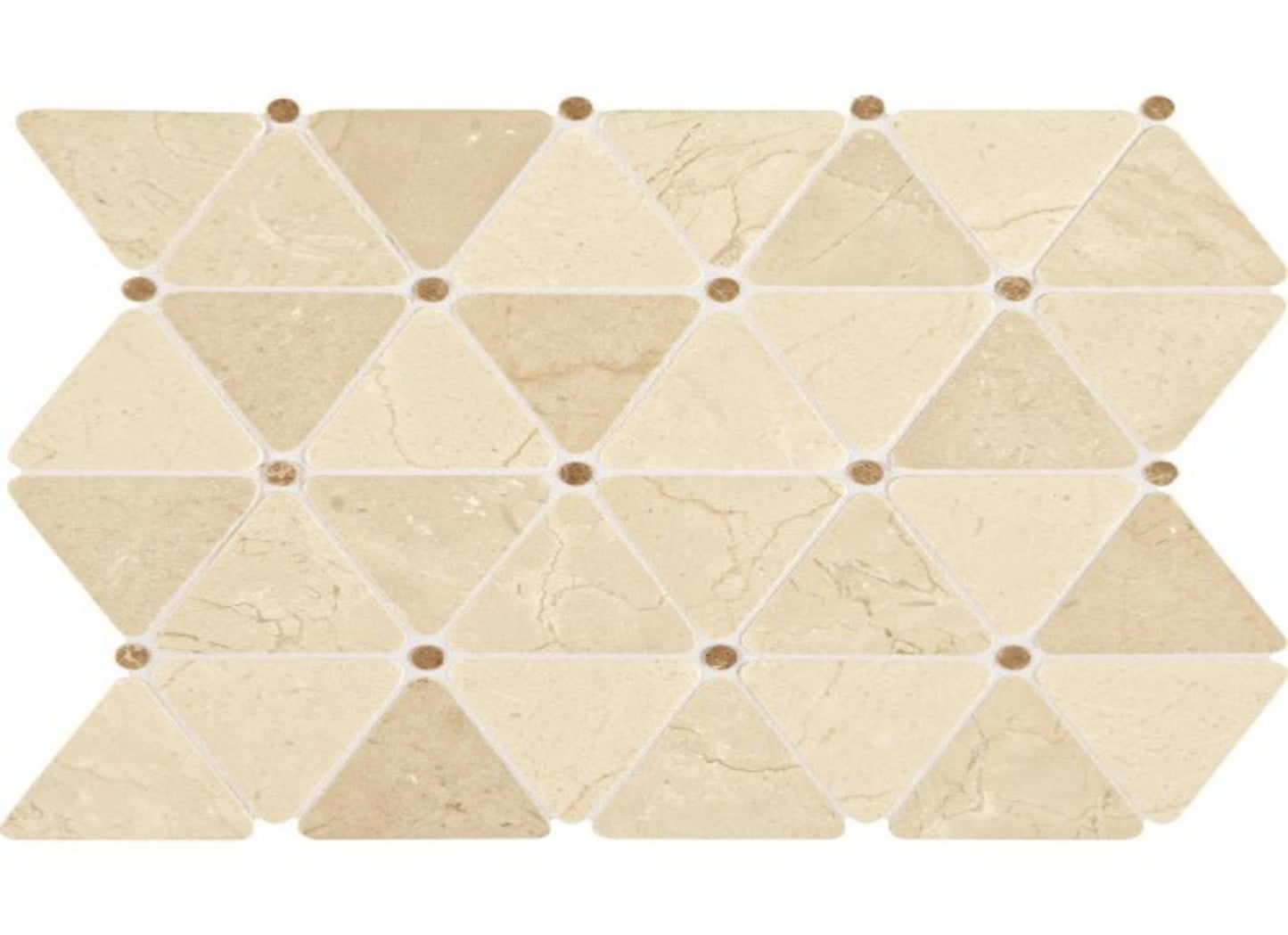 Marble Collection in Crema Marfil Classico Triangle