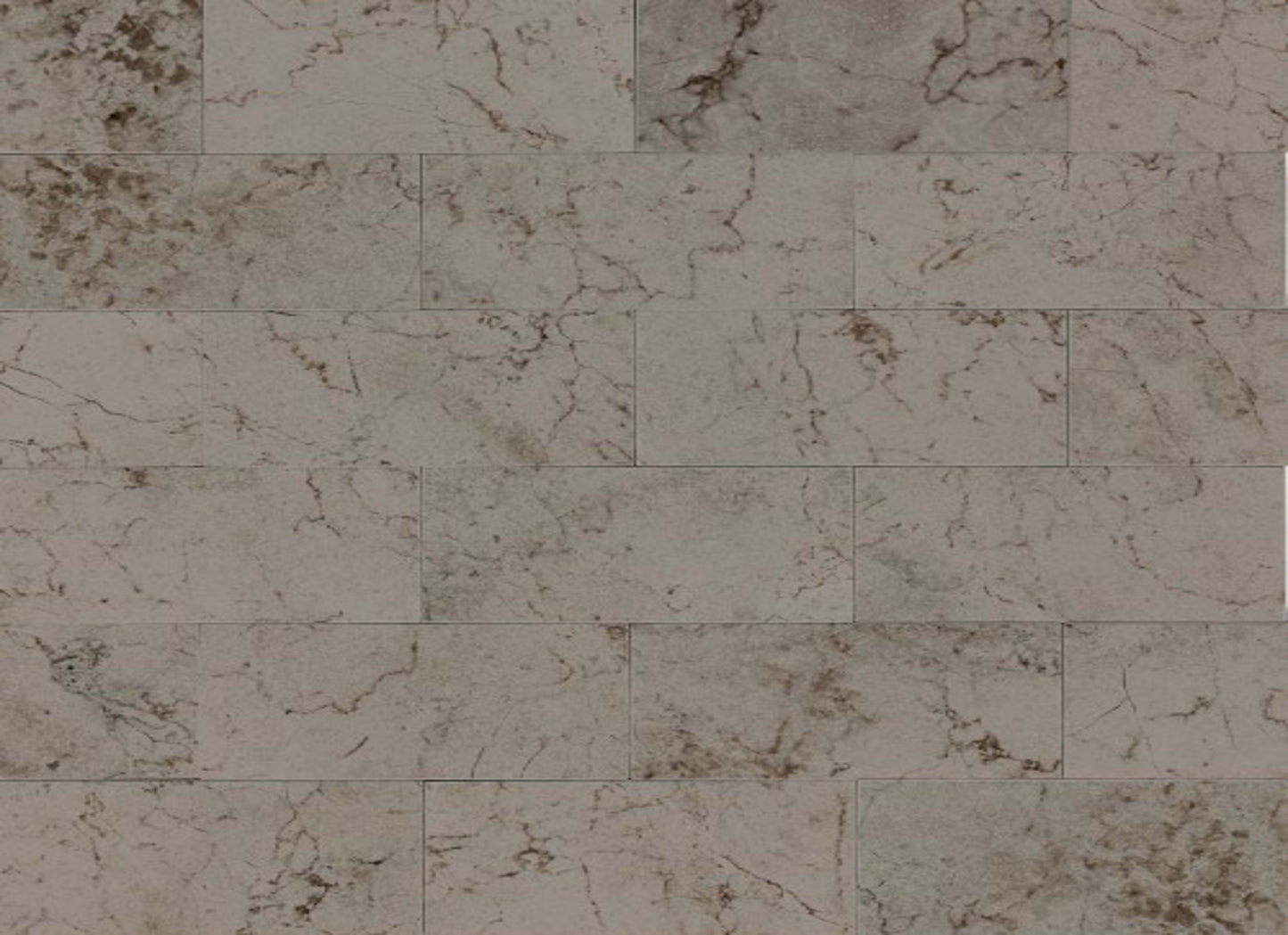 Marble Collection in Silver Screen 3x6 Honed