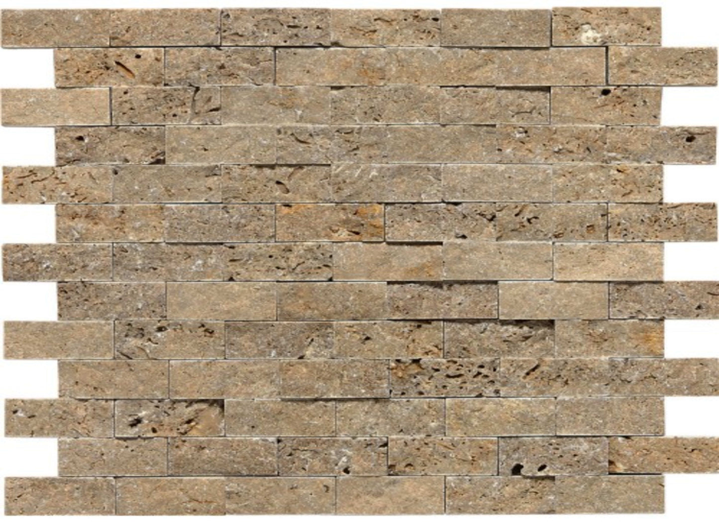 Travertine Collection in Noce Brick Joint