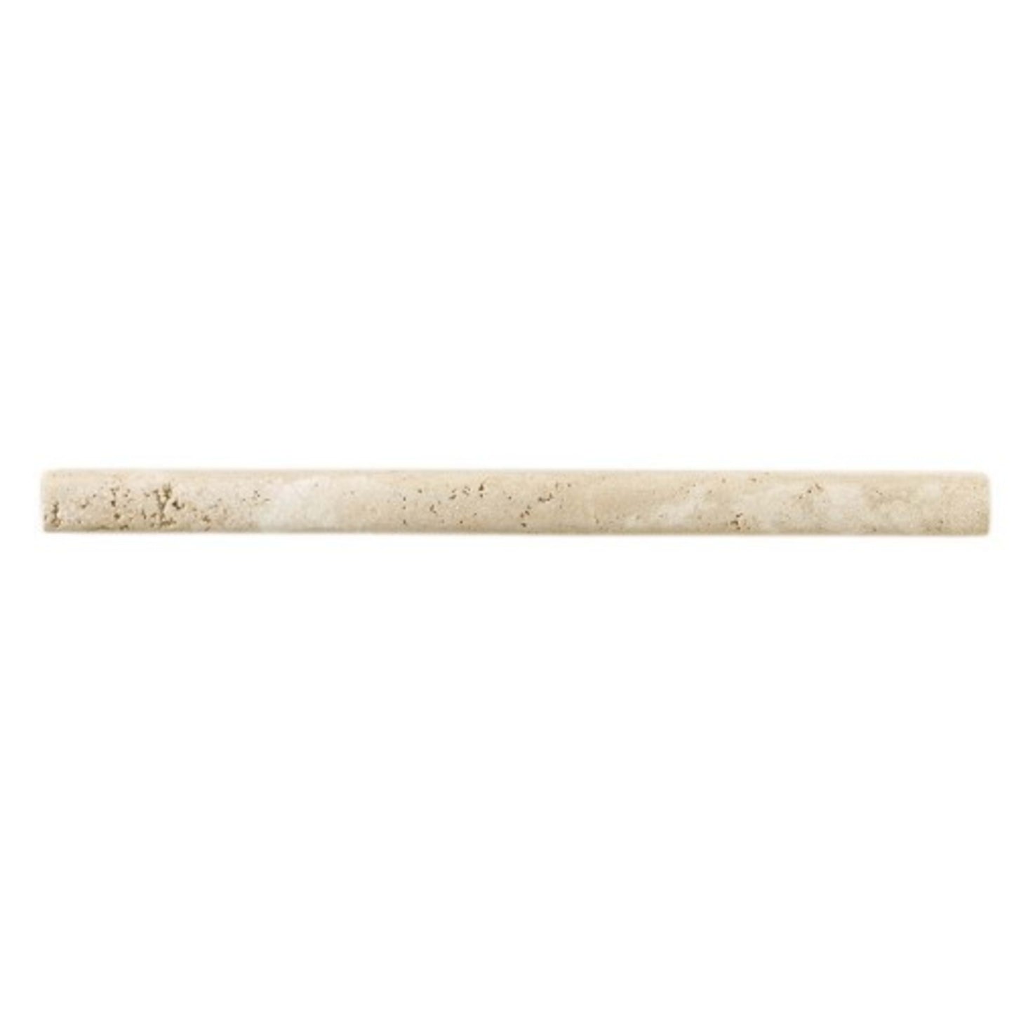 Travertine Collection in Mediterranean Ivory Decorative .75x12 Natural Stone