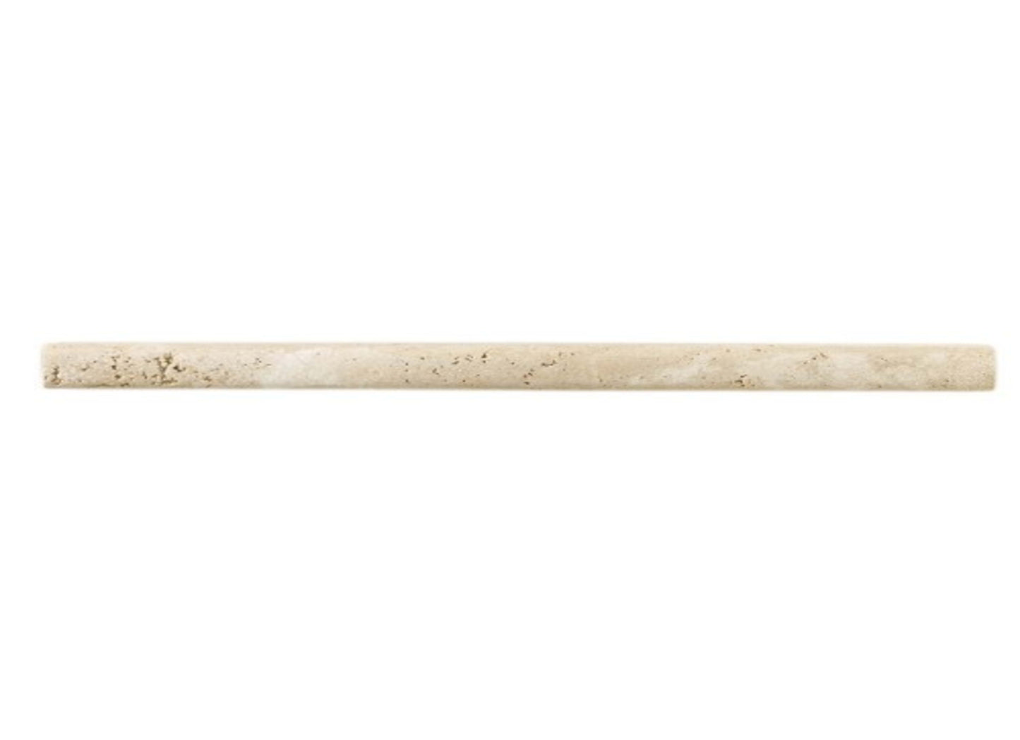 Travertine Collection in Mediterranean Ivory Decorative .75x12