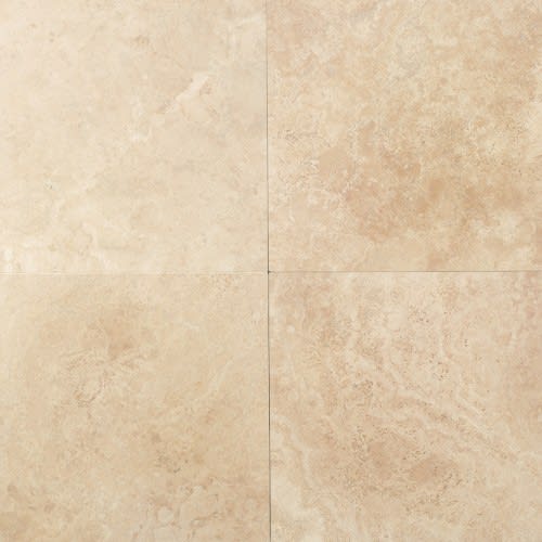 Travertine Collection in Mediterranean Ivory 16x16 Textured