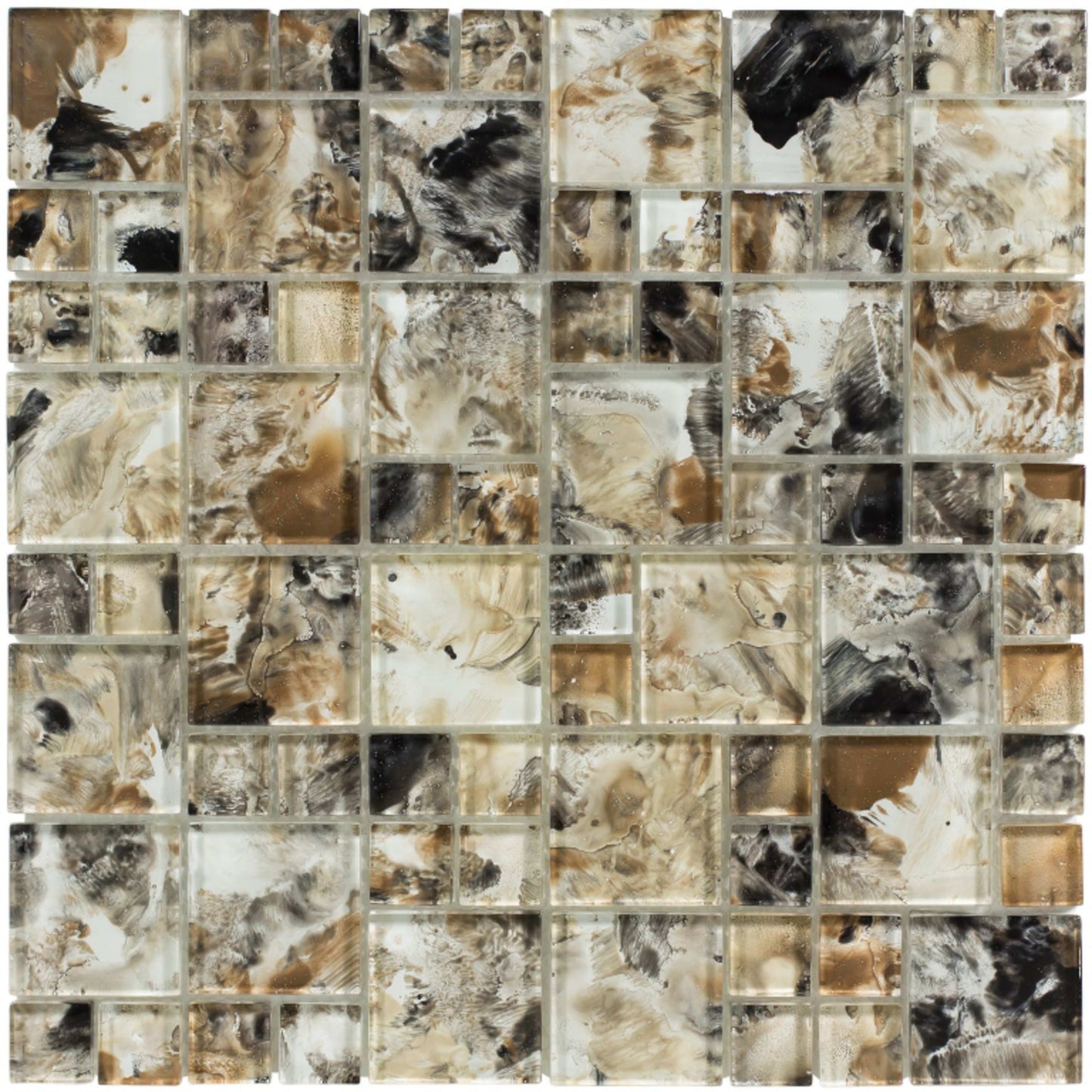 Splash in Island Dunes Glass Tile