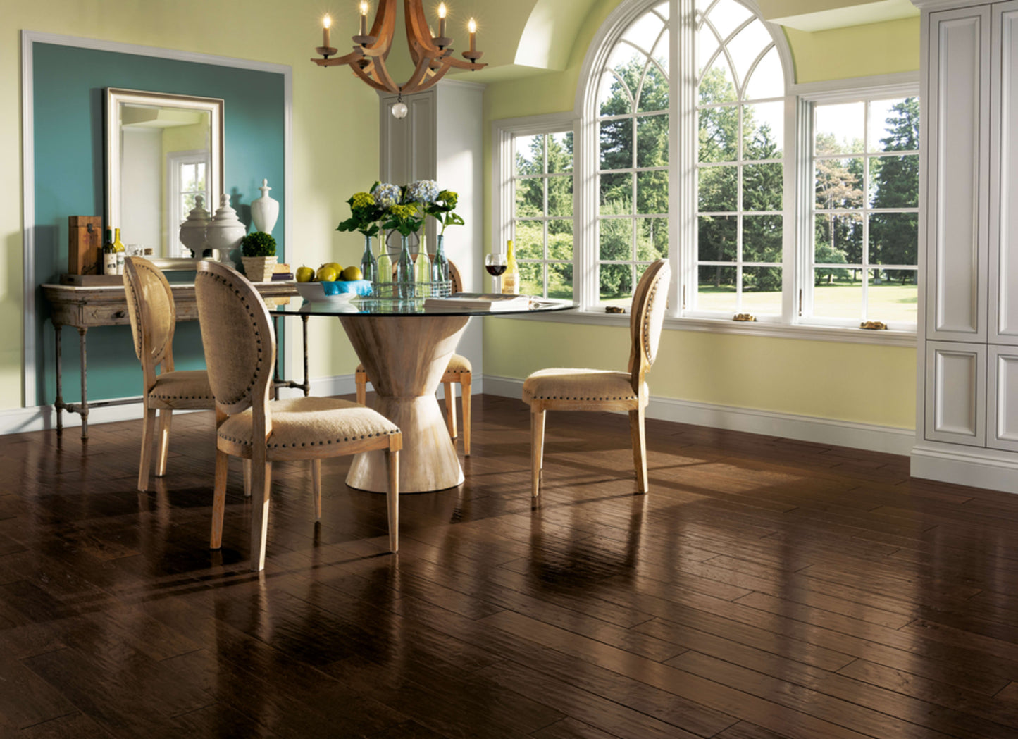 American Scrape Hickory Engineered in Smokehouse