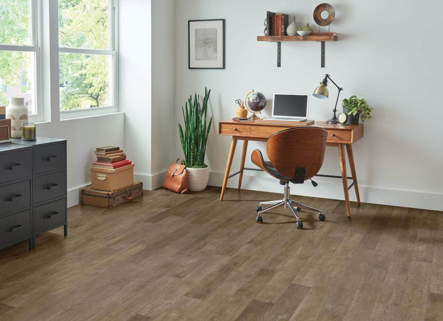 TimberBrushed Bronze White Oak Engineered in Cool Interior 5"