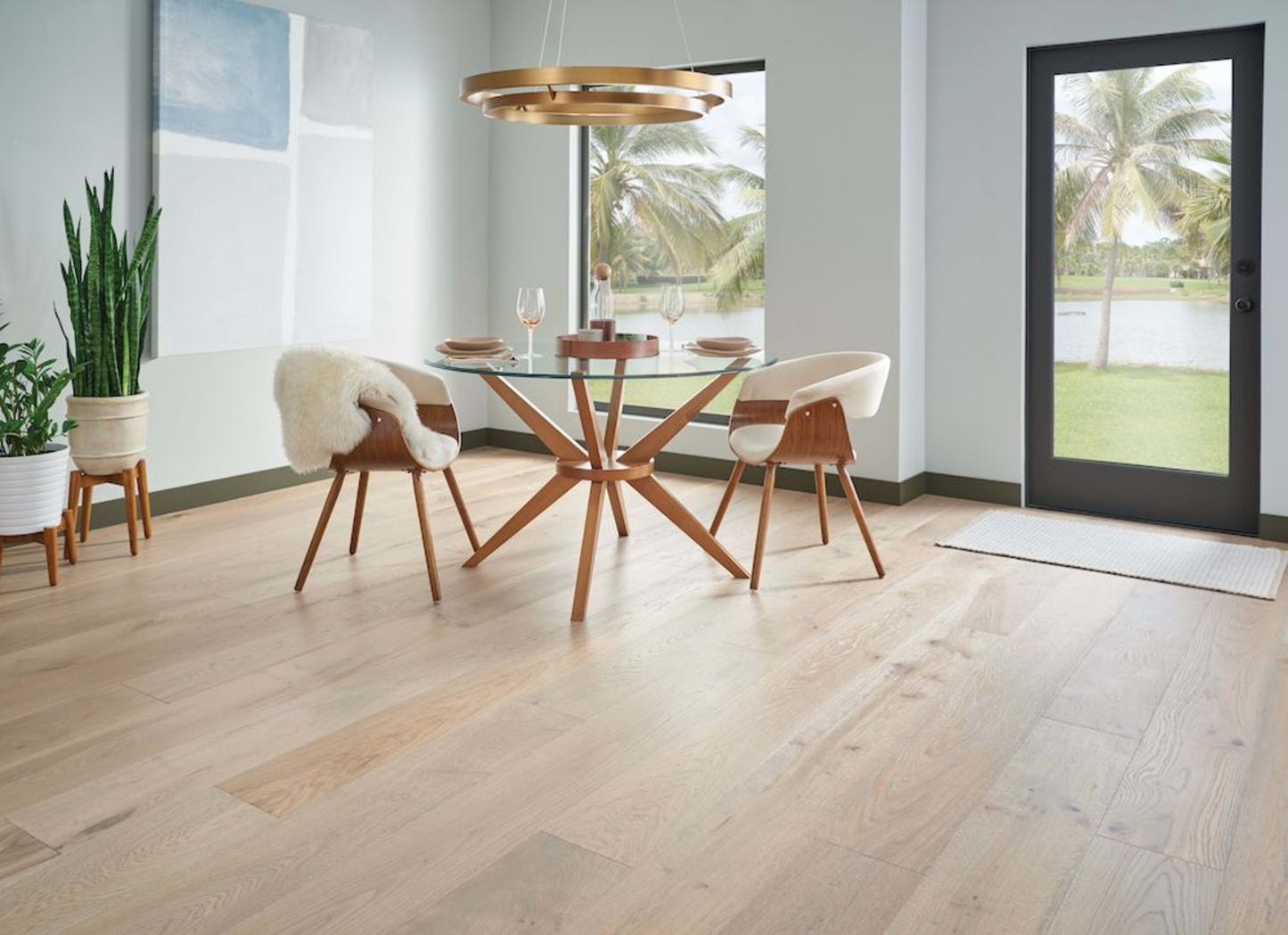 TimberBrushed Platinum White Oak Engineered in Ship To Shore 9.056"