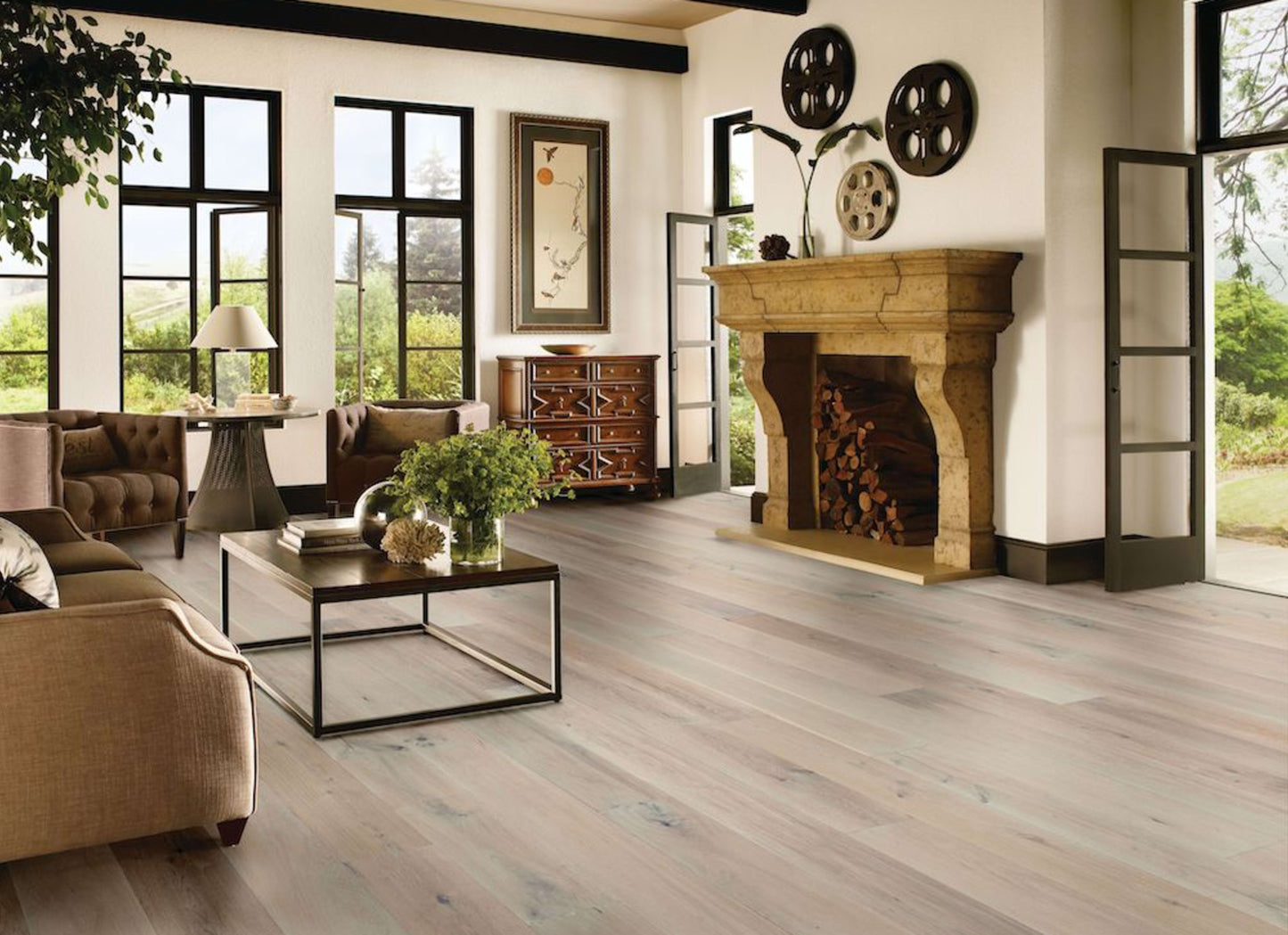 TimberBrushed Platinum White Oak Engineered in Winter Magic 9.056"
