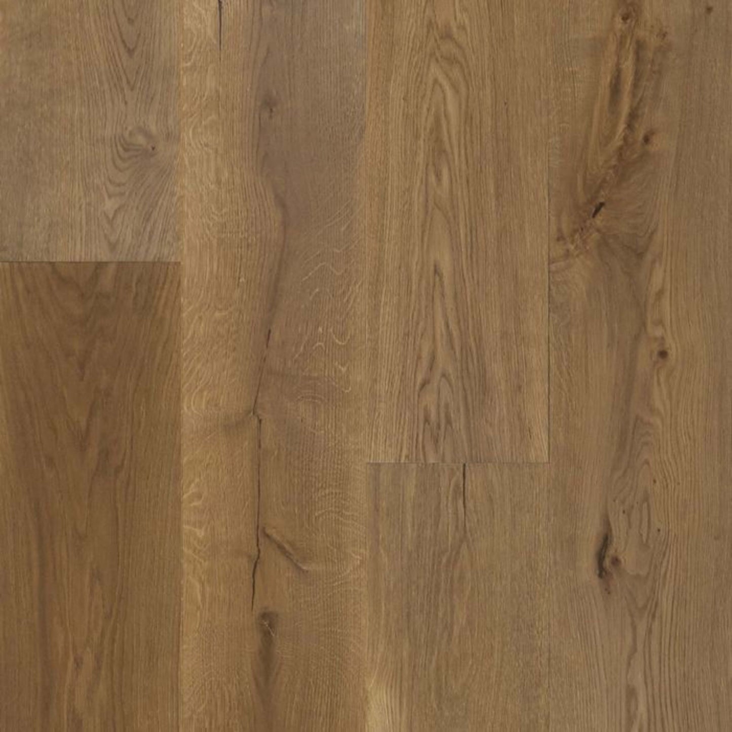 TimberBrushed Platinum White Oak Engineered in Directional Taupe 9.056" Hardwood