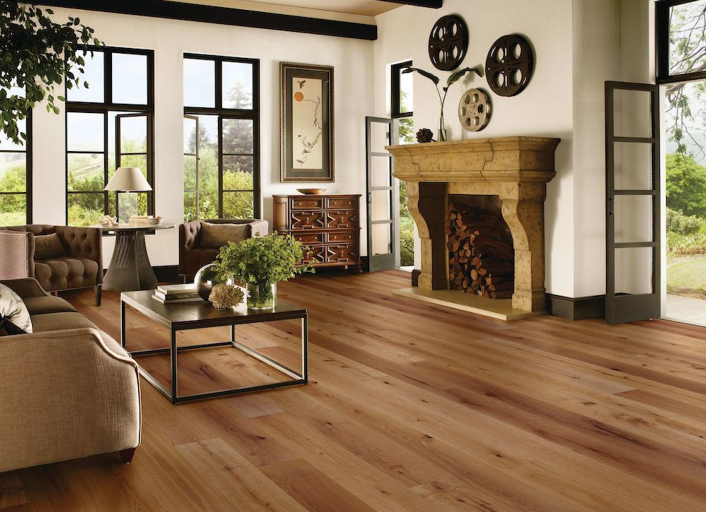 TimberBrushed Platinum White Oak Engineered in Pale Ale 9.056"
