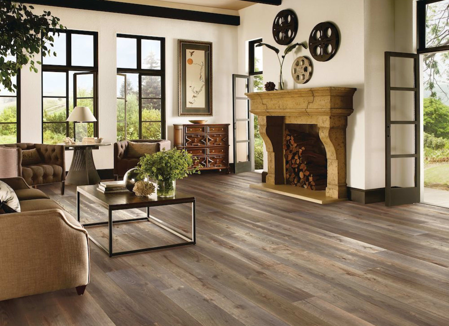TimberBrushed Platinum White Oak Engineered in Stormy Shade 9.056"