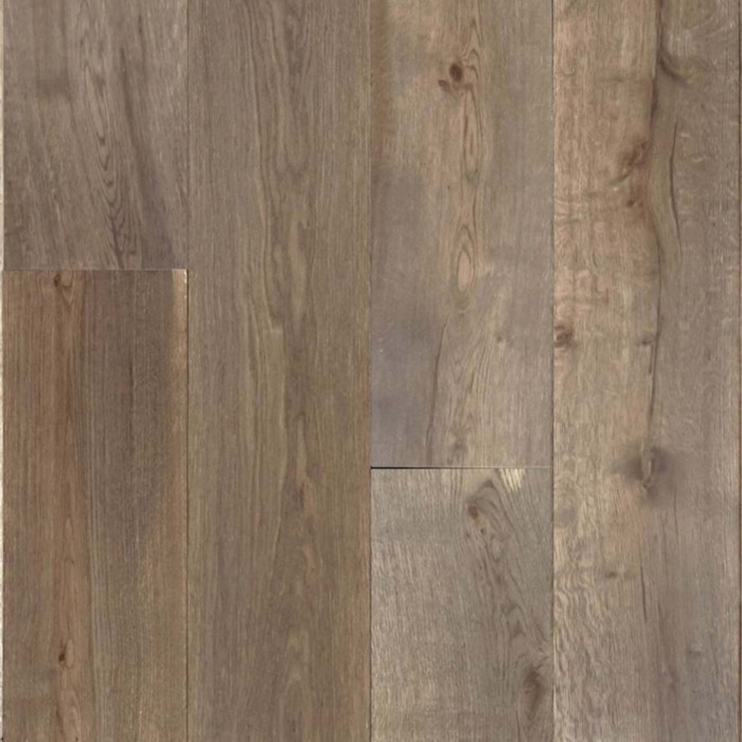 TimberBrushed Platinum White Oak Engineered in Stormy Shade 9.056" Hardwood
