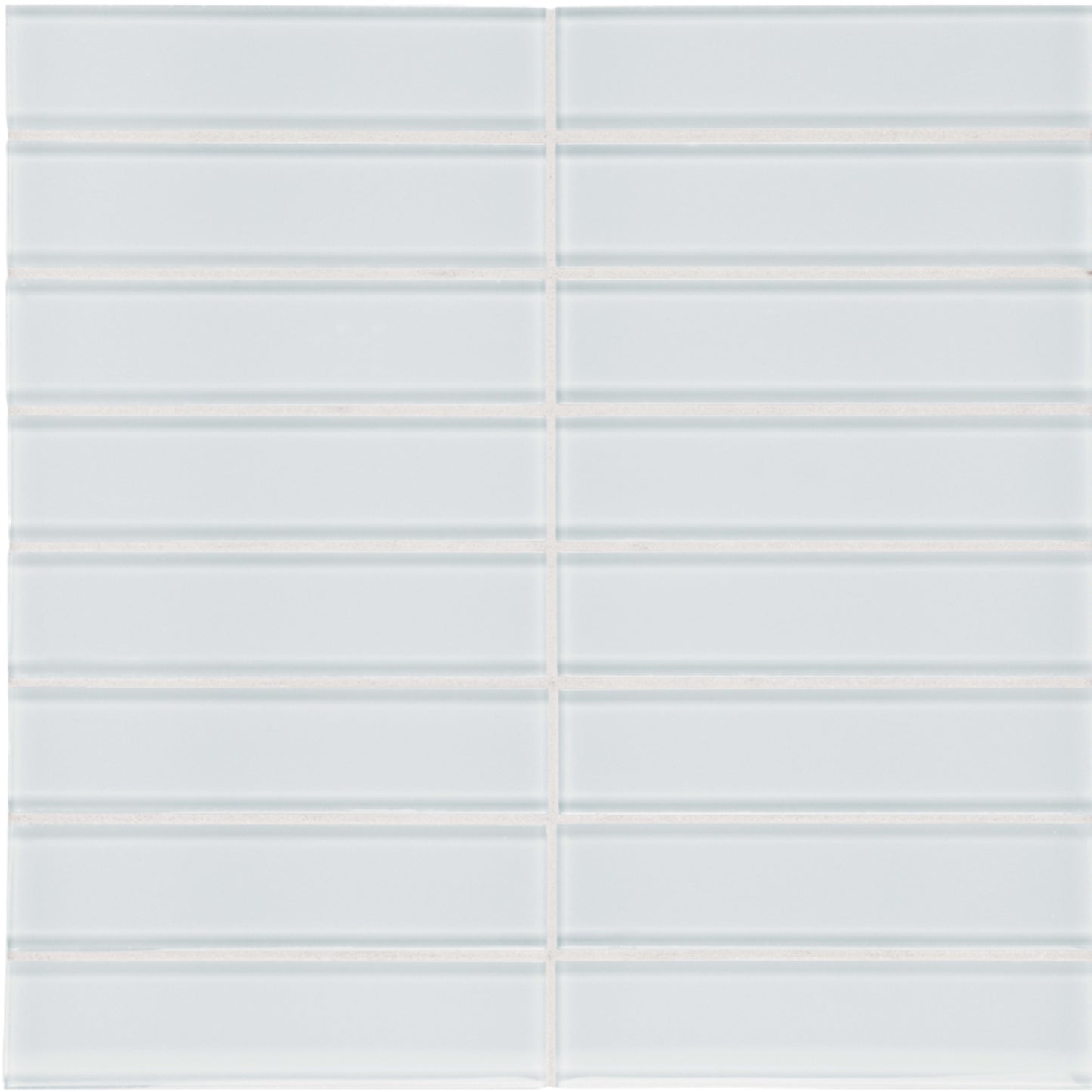 Element in Ice Stacked Mosaic 1.5x6 Glass Tile
