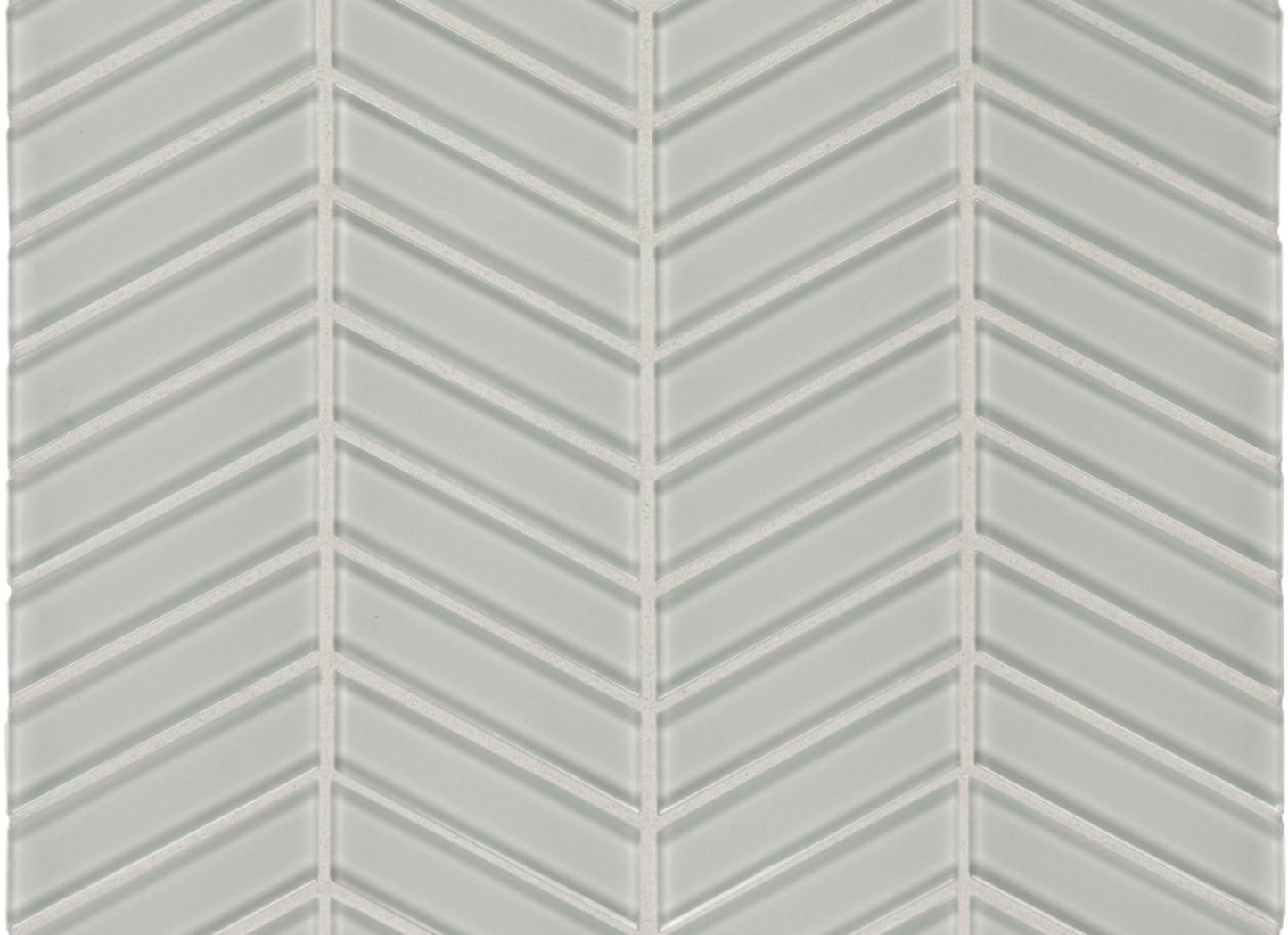 Element in Mist Chevron Mosaic