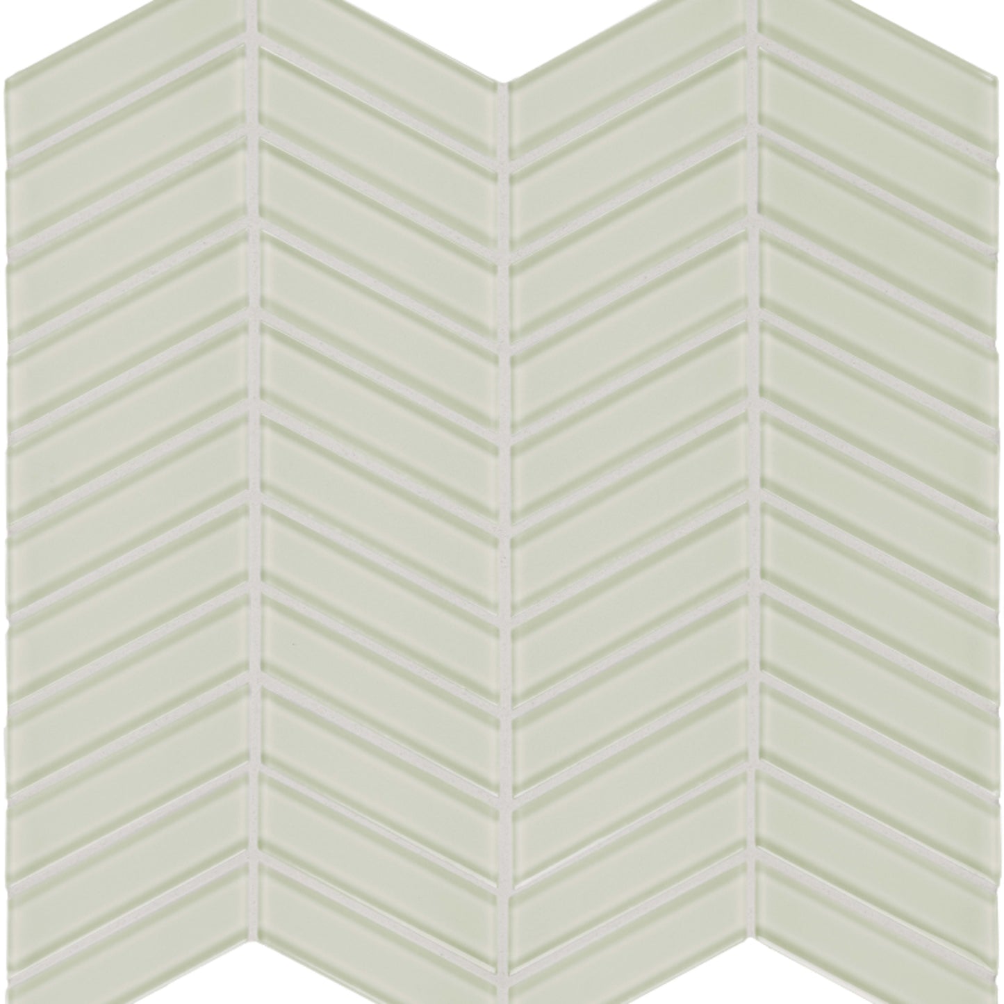 Element in Sand Chevron Mosaic Glass Tile