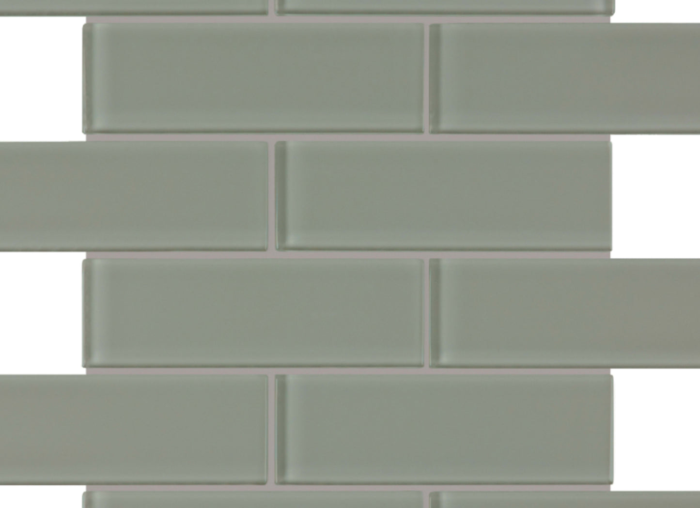 Element in Smoke Brick Mosaic 2x6