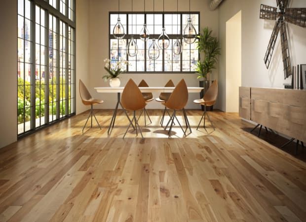 Elegancia Collection - Smooth Hickory Engineered 1/2 in Fuego 5