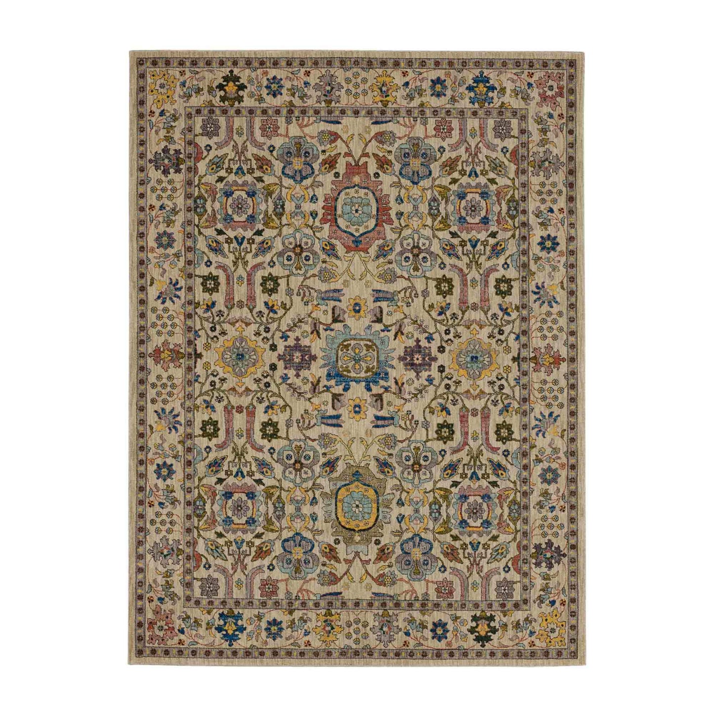 Enmity Dark Beige in Dark Beige 9'6"x12'11" Area Rugs