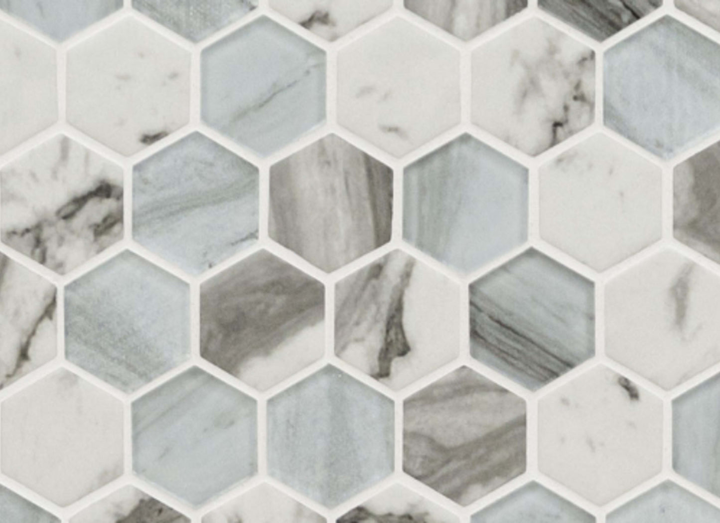 Esperanza in Esperanza 2" Hexagon Mosaic Tile