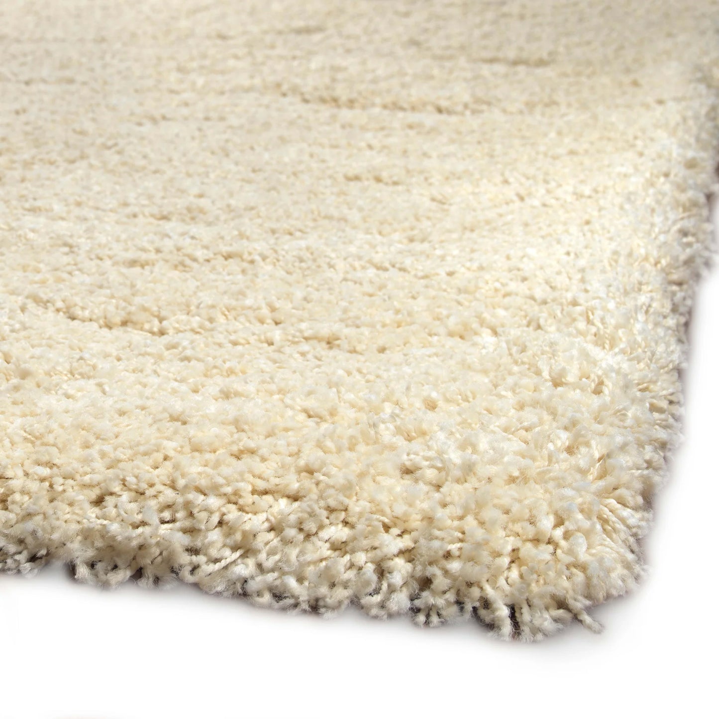 Fab Shag Rug in Ivory White Carpet